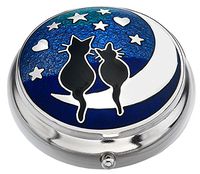 Pill Box in a Cats on Moon Design.