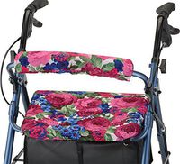NOVA Medical Products NOVA Rollator Walker Seat & Backrest Covers, Removable and Washable, English Garden Design