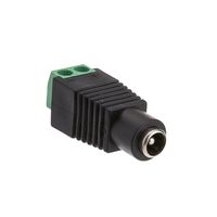 ACL DC Female Power Plug to 2 Pin Terminal (Screw Down) Adapter, 5 Pack