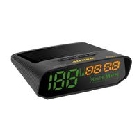 AUTOOL X100S Universal Car Solar Digital Meter GPS HUD Head Up Display KM/h MPH Overspeed Warning Altitude Speedometer