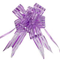 Large Butterfly Pull Bow x 10 (Lilac)