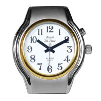 Ladies Spanish Royal Tel-Time One Button Talking Watch w-Expansion Band