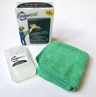 Screen & Cell Phone Cleaner Kit – KleenCell - All Organic Formula Safe for Smartphones, Tablets, Eyeglasses, Kindle, TVs – 10 mL Spray Bottle + 1 Microfiber Cloth (1-Pack)