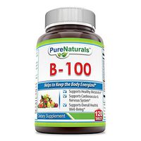 Pure Naturals B-100 Complex Tablets, 120 Count