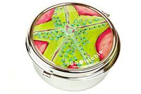 Pill Box for Purse or Pocket by GoPillable Starfish Design