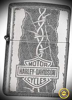 Lighter Harley Davidson Barbed Wire 00577 - Premium Windproof Lighter Fluid (Comes Unfilled) - Made in USA!