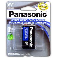 1Pc Size 9V Panasonic Batteries Super Heavy Duty Power Zinc Carbon