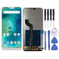 JUNXI Phone case Phone Cover LCD Screen and Digitizer Full Assembly for Xiaomi Redmi 6 Pro (Mi A2 Lite)(Black) (Color : White)