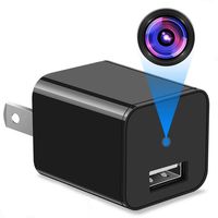 Spy Camera - Hidden Camera -Full HD 1080P USB Hidden Camera - Surveillance Camera - Mini spy Camera - Nanny Camera -Motion Detection - Hidden Camera Charger Adapter -Nanny cam for Home Office