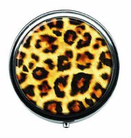 Leopard Print Pill Box Pillbox