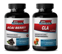 Weight Loss Capsules - ACAI Berry - CLA - Combo - acai Roots Pure acai - (2 Bottles Combo)