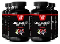 Liver Detox Supplements - Cholesterol Relief Formula - Liver aid Supplements - 6 Bottles 360 Capsules