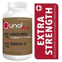 Qunol Plus Ubiquinol CoQ10 200mg with Omega 3 Fish Oil