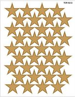 Teacher Created Resources 3/4" Gold Foil Stars Stickers