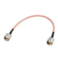 uxcell Low Loss RF Coaxial Cable Connection Coax Wire RG-142, PL-259 UHF Male to PL-259 UHF Male 30cm