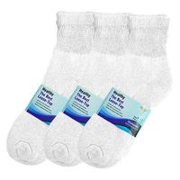 Basico Physicians Diabetic Circulatory Loos Top 12pairs Socks Ankle White