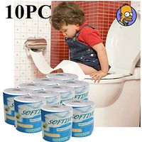 Ultra Clean Care Toilet Paper For Family, Strong Biodegradable Bath Tissue, Toilet paper 10 rolls Double pulp 100% Relaxing fragrance 3 layers Unscented 4/6/10 ROLL (10PC)