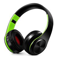 Docooler Wireless BT 4.0 Headphones MP3 Player TF Card FM Radio 3.5mm Wired Earphone Hands-free w/ Mic