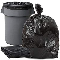 Plasticplace 55 Gallon Trash Bags │ 1.5 Mil │ Black Garbage Bags 38" X 58" (75Count)