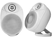 NXG 5 Inch Indoor/Outdoor Weatherproof, Weather Resistant Bluetooth Wireless Speakers - White -1 Pair
