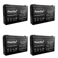 6v 7Ah APC RBC34 UPS Replacement Battery (PowerStar) (4 Pack)
