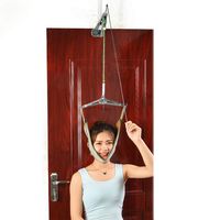 QIYU Neck Traction, Over Door Cervical Traction Device Unit Neck Stretcher Posture Corrector, for Shoulder Correction