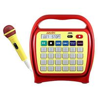 Hamilton Buhl Juke24 Portable Digital Jukebox with CD Player & Karaoke Function Red/Yellow (J22RCS1YR)
