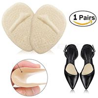 Ball of Foot Cushions & Metatarsal Pads, Anti Slip Forefoot Cushioning Metatarsal Sleeves, Sore Absorber High Heel Inserts Liners Snugs Grips Insoles Prevent Callus Blister All Day Comfort (khaki)