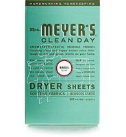MRS. MEYER'S Clean Day Dryer Sheets (Lavender, 3 Pack, 240 Count)
