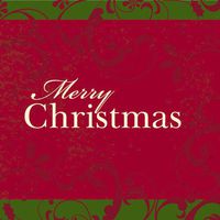 Luncheon Napkin, Merry Christmas