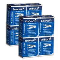 Embrace Test Strips Bundle Deal Savings 400 Ct (8 Boxes of 50ct = 400ct Total)