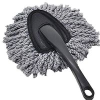 Car Dusting Chicken Feather Duster Cleaning Car Mini Wax Mop Interior Cleaning Tool Sweeping Gray Car Wash Mop Brush