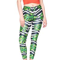 Neartime Women Leggings, 2018 Fashion Casual Workout Leggings Sports Running Yoga Pants Printed Long Trousers (M, A)