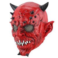 Hophen Creepy Halloween Cosplay Costume Mask for Adults Party Favors or Huanted House Decoration Props