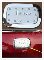Highitem ABS Chrome Fuel Tank Cover Oil Gas Cap Trim for Jeep Grand Cherokee 2011-2019