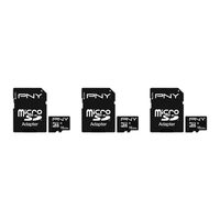 PNY 16GB Performance Class 4 microSDHC Flash Memory Card 3-Pack