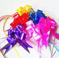 200Pcs 12x220mm Pull Flower Ribbon Bow Gift Wrap