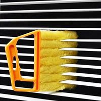 Lazynice Mini-Blind Cleaner Shutters- Window Blind Brush Cleaning, Air Conditioner Duster Remover, Dust Cleaner with 7pcs Washable Blind Blade Clean Cloth For Household Office Clean- Mother's Day Gift