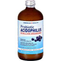 4 Pack of American Health Probiotic Acidophilus Blueberry - Digestive Health - 15 fl oz
