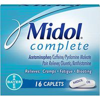 Midol Max Caplets Size 16s Midol Meximum Strength Multi-Symptom Menstrual Relief