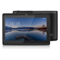 YUNTAB 7 inch Android Tablet - 1.5 Ghz Quad Core CPU, with WiFi, 1GB RAM, 8GB ROM, 1024x600 HD Touch Screen, Pre-Loaded Google Play Store & Games, Dual Camera(Black)