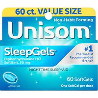 Unisom SleepGels 60 Caps (Pack of 8)
