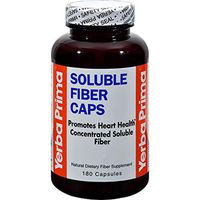 Soluble Fiber Caps By Yerba Prima - 180 Cap, 8 Pack