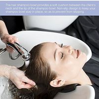 Shampoo Bowl Neck Pillow, Salon Hair Spa Neck Rest PVC Cushion with Comfortable Touch Feeling for Unisex Customer