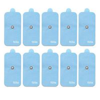 TENS XL Electrodes Compatible with HealthMateForever, 10 (5 Pair) XL Premium HealthMate Compatible Replacement Pads for TENS Units, Discount TENS Brandt (XL, 5 Pair)