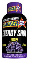 Stacker 2 Extra Strength Energy Shots, Grape, 2 Ounce