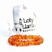 Adult Baltic Amber Bracelet - All Natural Pain Relief for Adults to Help Migraines, Sinus, Arthritis and More! - Honey