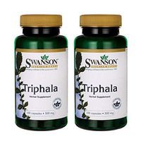 Swanson Triphala Cleanse Detox GI Tract 500 mg 100 Capsules (Caps) (2 Pack)