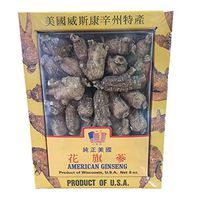 Premium American Ginseng Short-Large Size - 8 oz Box