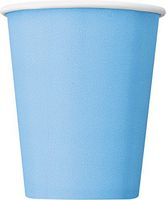 9oz Light Blue Paper Cups, 14ct